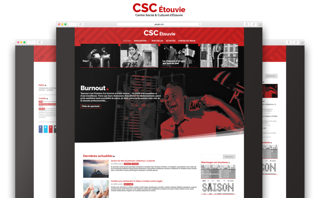 CSC Étouvie – site web